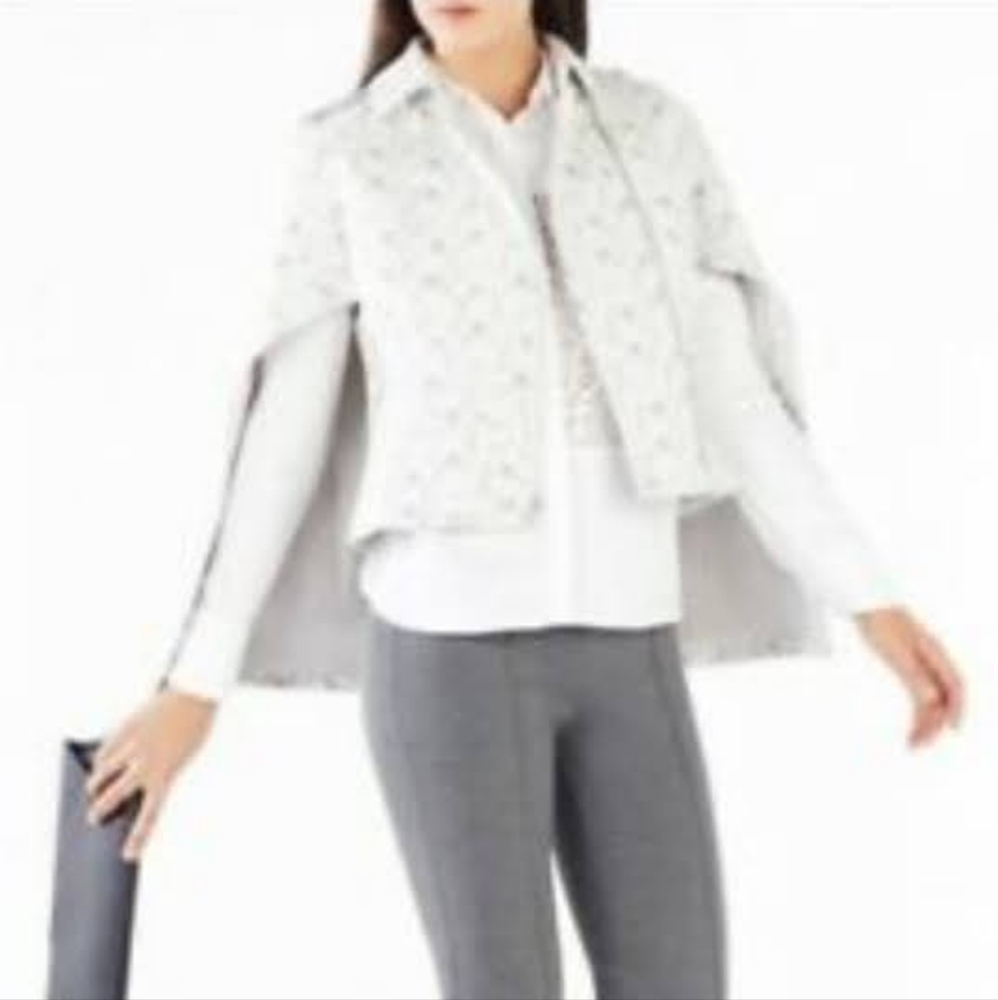 BCBG Lace Cape Coat